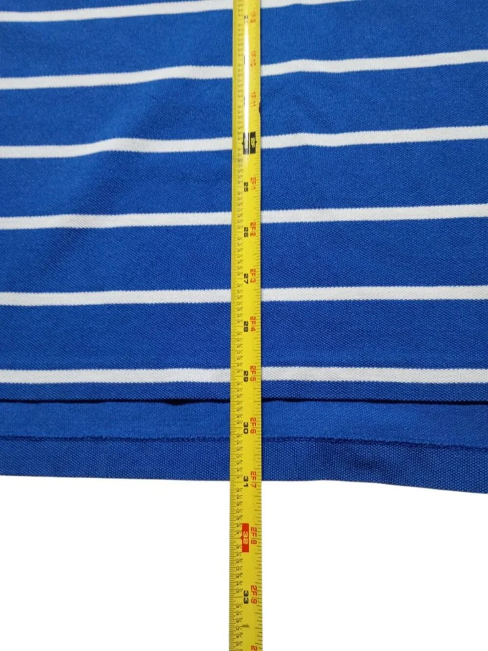 Vintage Polo Ralph Lauren Men’s XL Blue & White Striped Polo Shirt